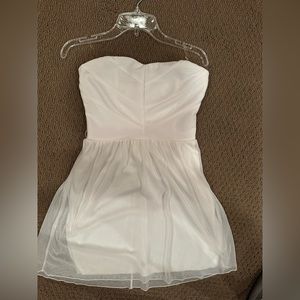 White graduation dress